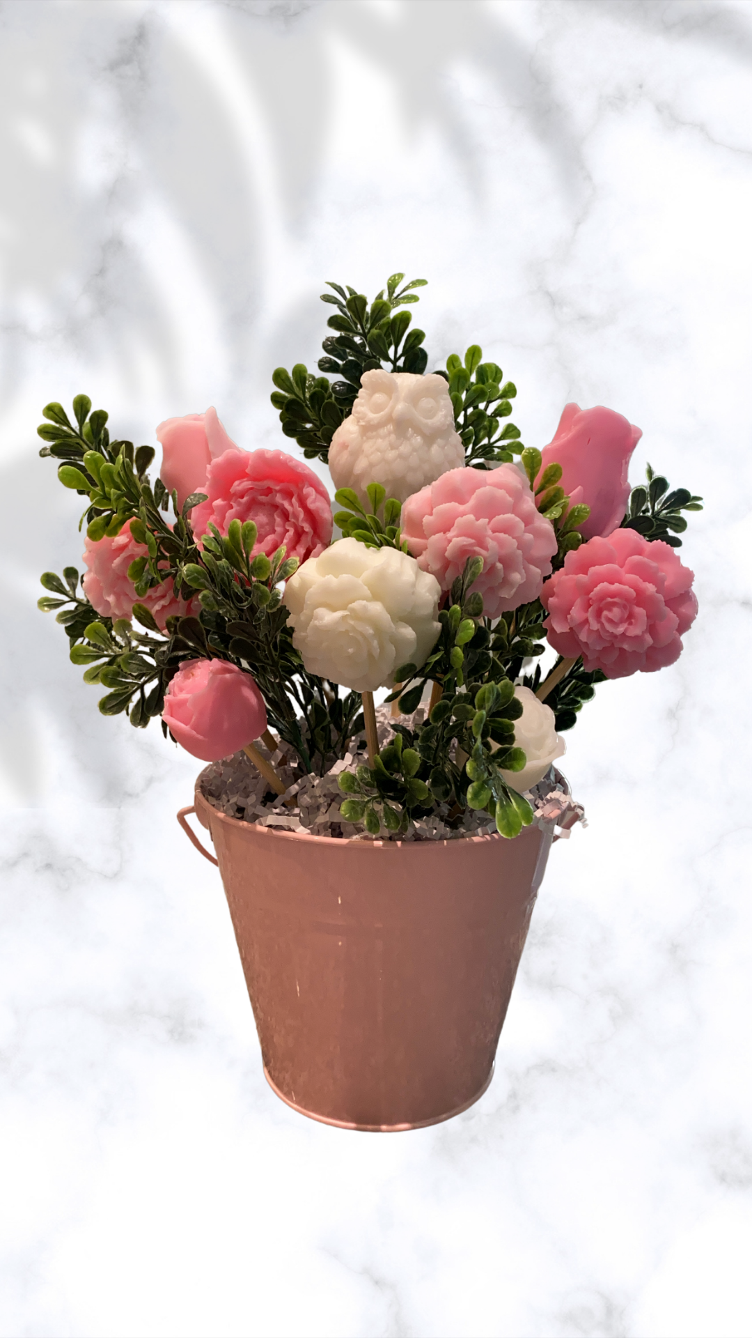 Pink Soap Arrangement