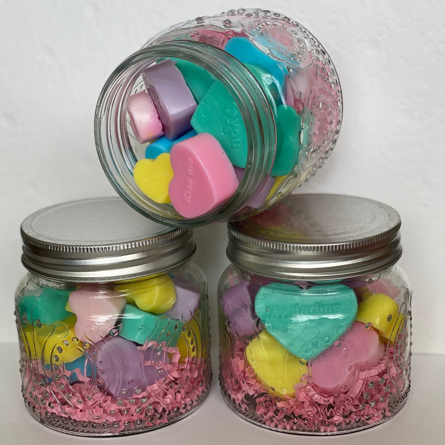 Conversation Heart Jar